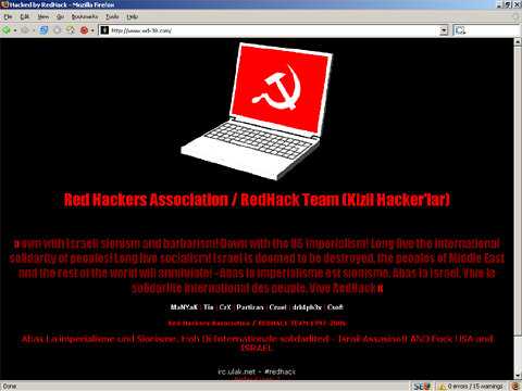 Hacked websites