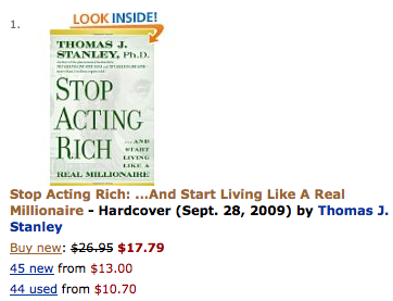 Stop Acting Rich - Amazon